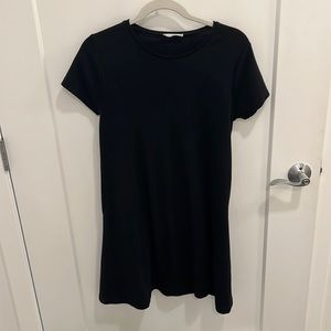 Zara Trafaluc black knit tshirt dress
